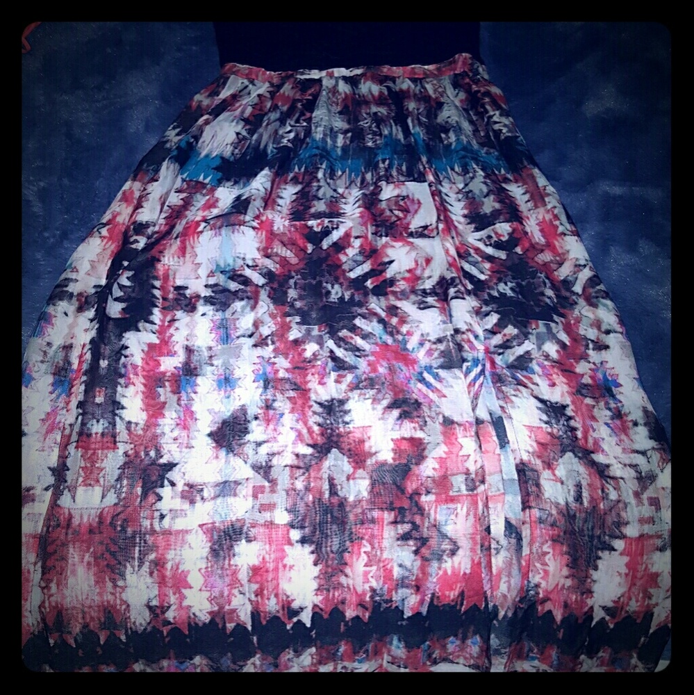 Long chiffon maxi dress, xs